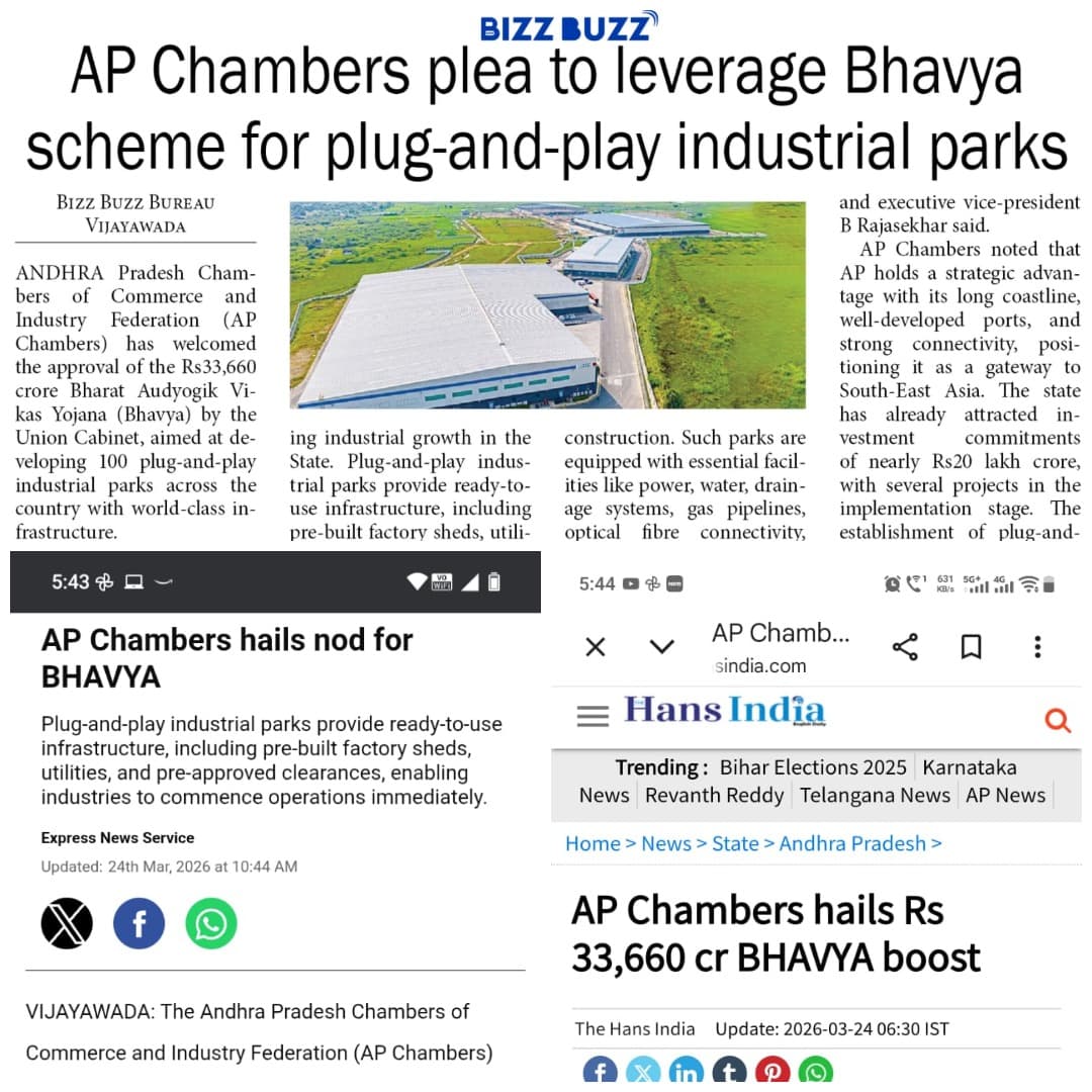 AP Chambers Plea to Levarage Bhavya Scheme